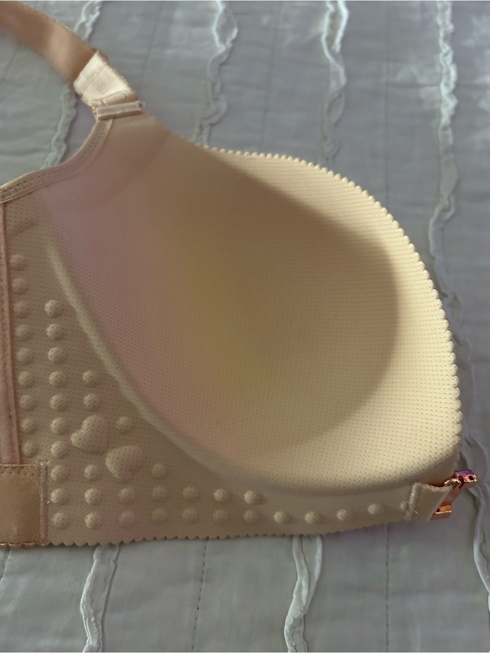 Women's Butterfly Lace Back Padded Bra - Nude - Picture 5 of 7